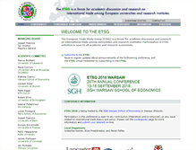 Tablet Screenshot of etsg.org